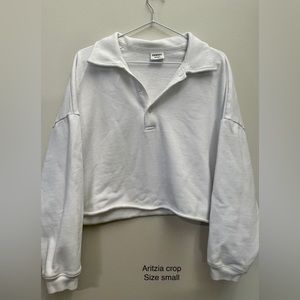 Sunday Best long sleeve collar crop